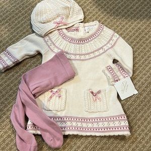 Heirloom Polly Flinders 3 pc Dress set